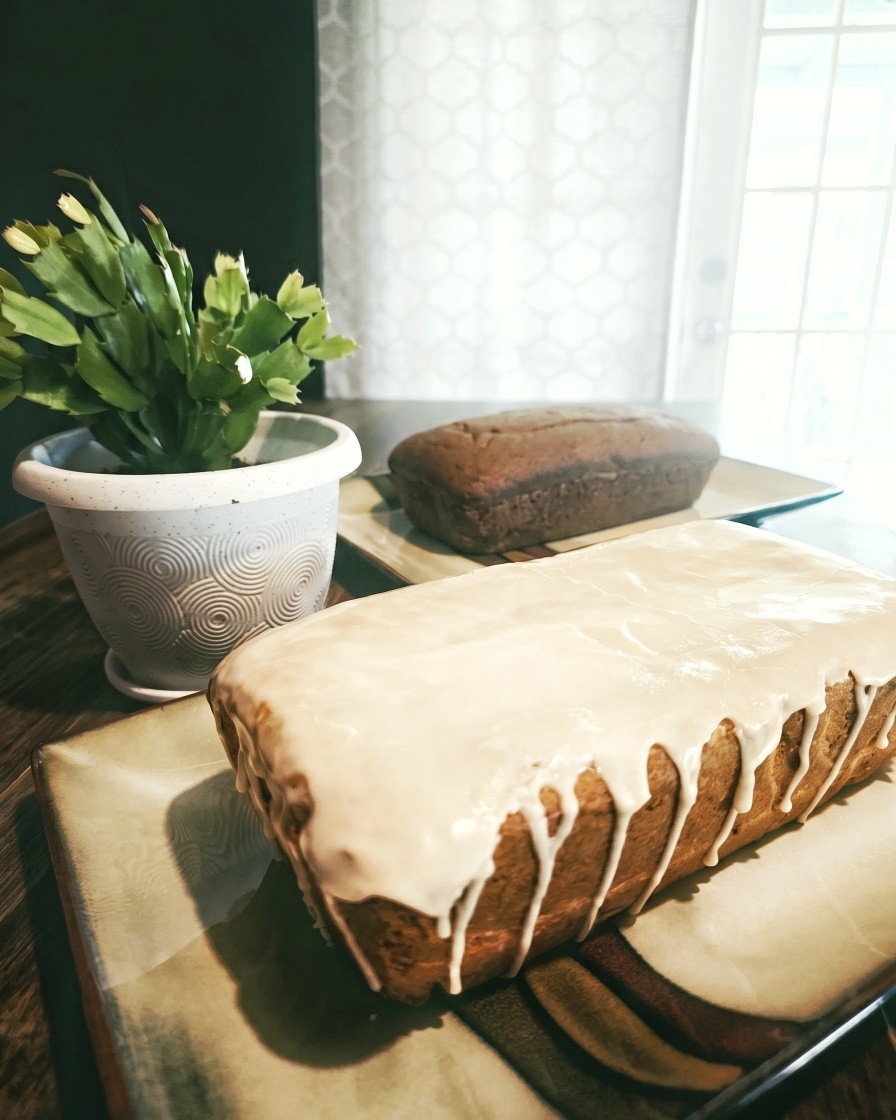 Iced Lemon Loaf - Slice photo