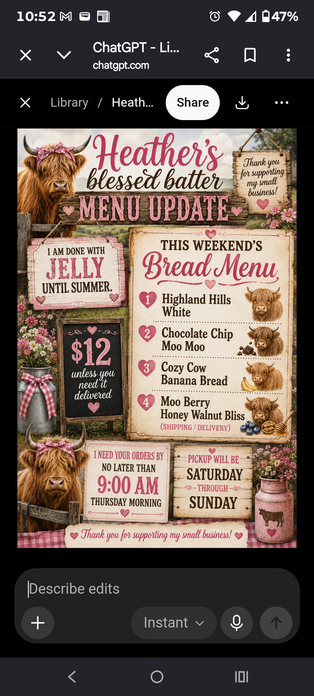 Highland honey crunch photo