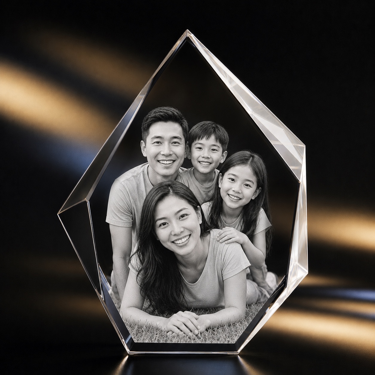Personalized 3D Photo Crystal Iceberg photo