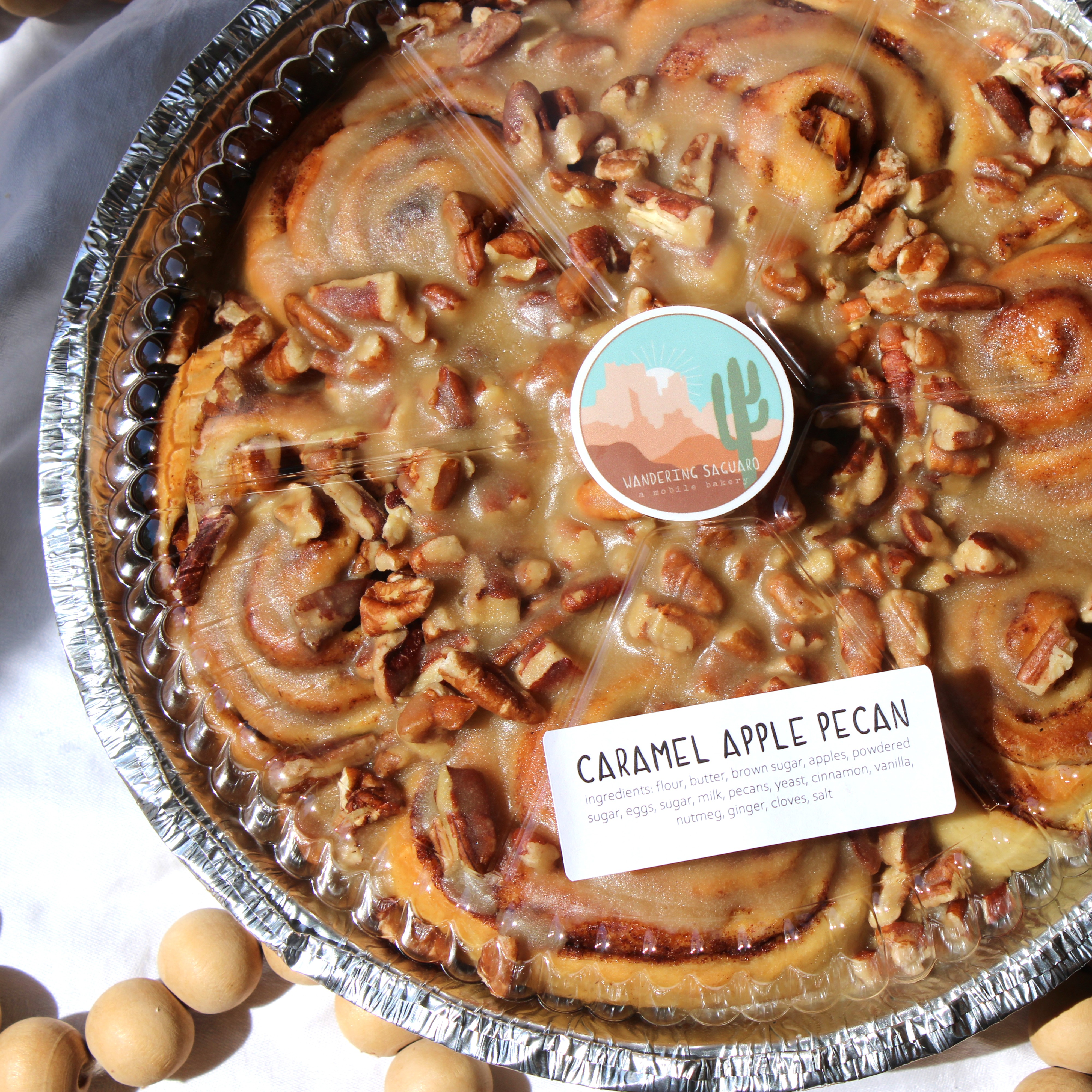 Caramel Apple Pecan Cinnamon Rolls photo