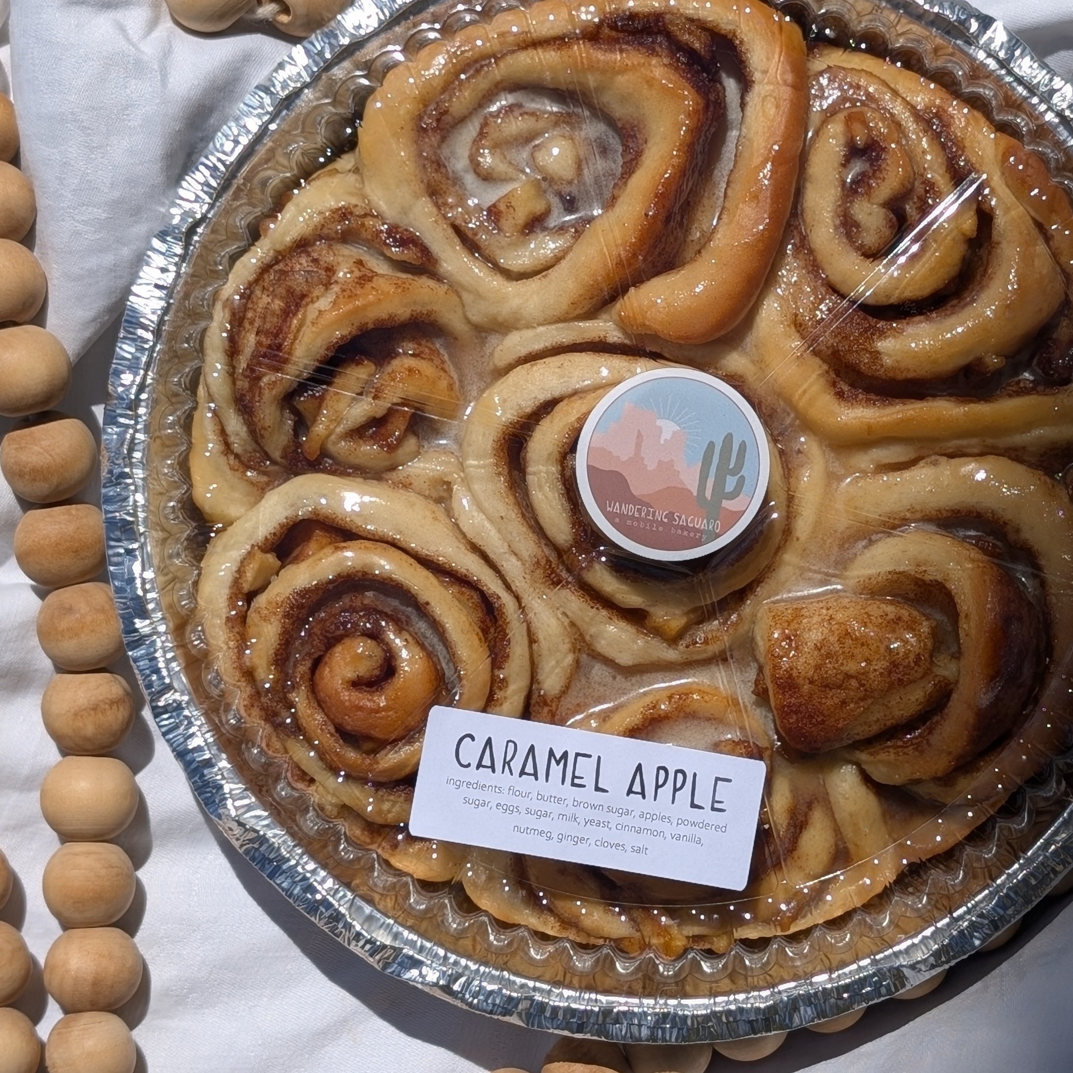 Caramel Apple Cinnamon Rolls photo